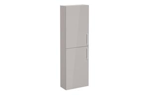 VitrA Root Flat 55cm 2 Door Slim Tall Unit (LH Hinge) - Bright Sahara Beige